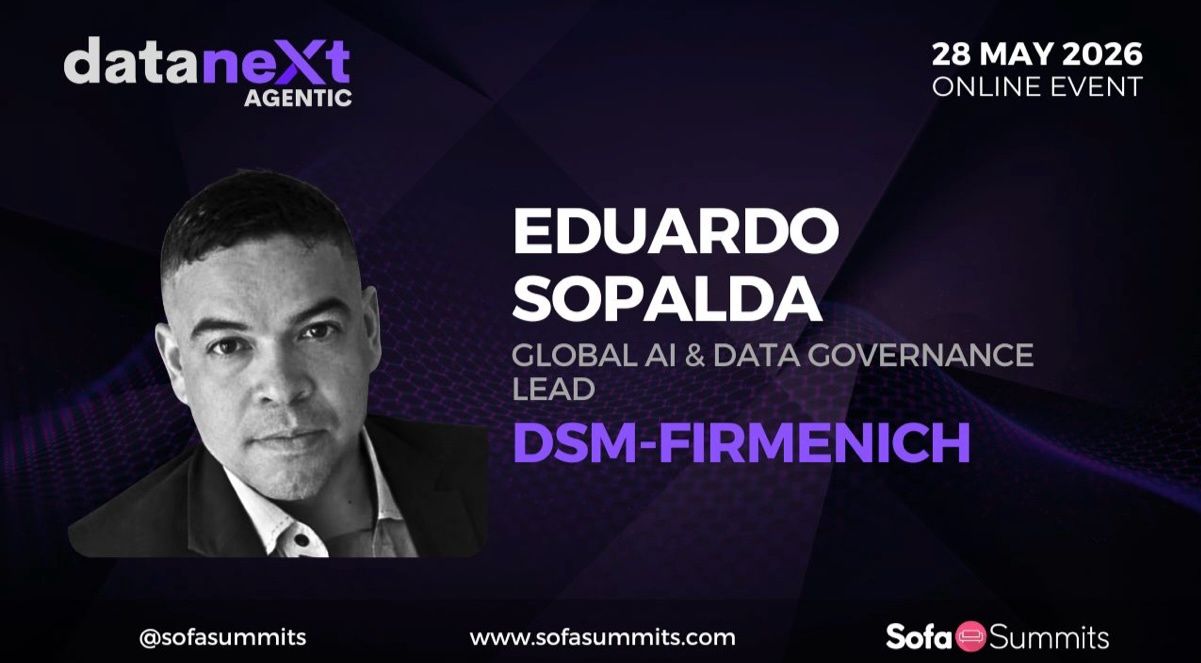 DataNext Agentic Summit 2026 speaker card for Eduardo Sopalda